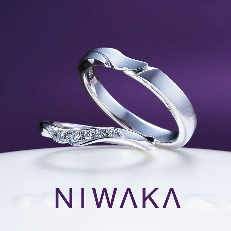 唐花 KARAHANA 　【俄（NIWAKA）結婚指輪】