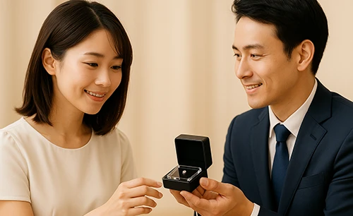 プロポーズシーン