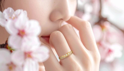 和風デザインとダイヤモンドの調和